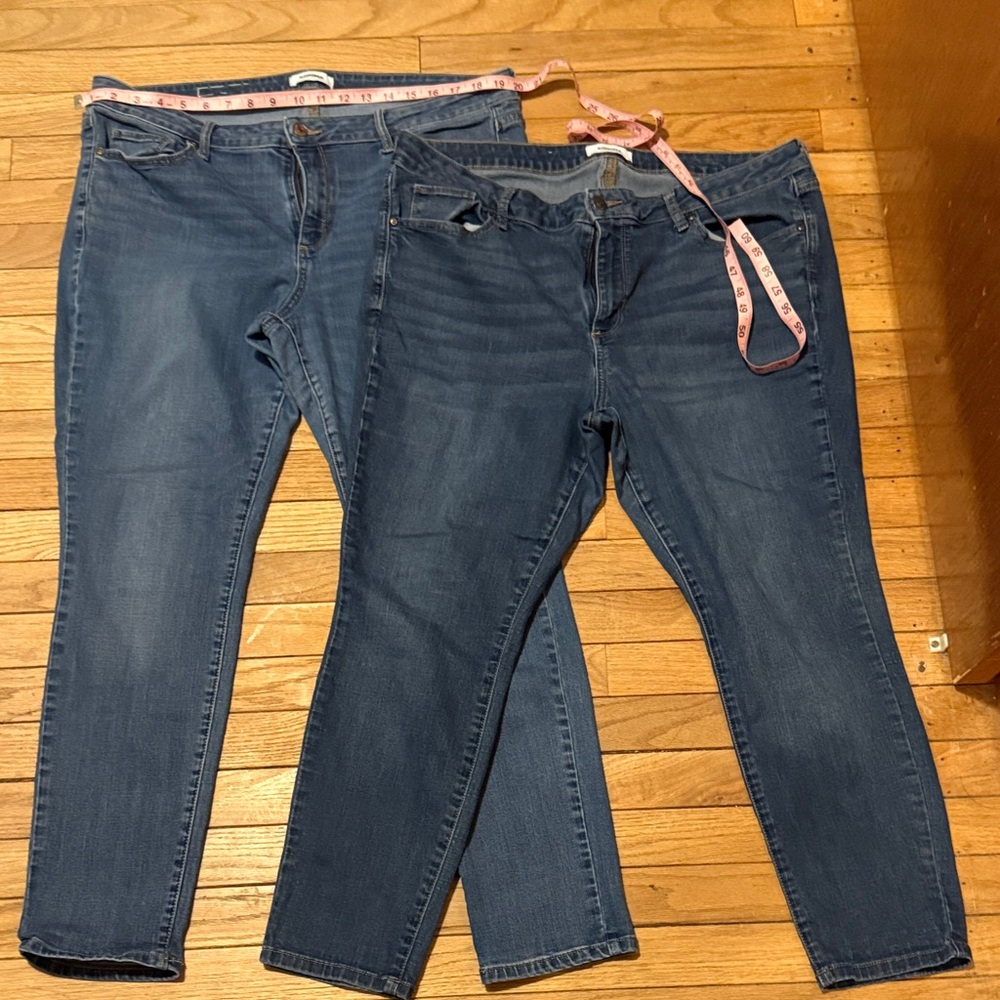 Sonoma Women's Dark Blue Skinny Jean Bundle - Stretch Denim